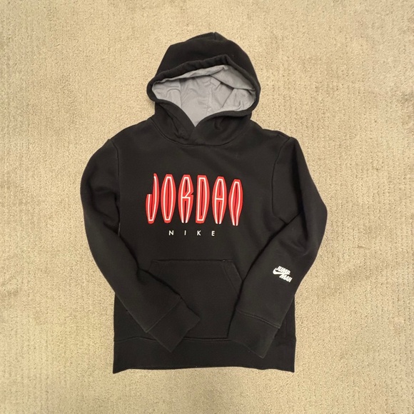 Jordan, Boy's Sweatshirt, Black, Size Small - Picture 1 of 3